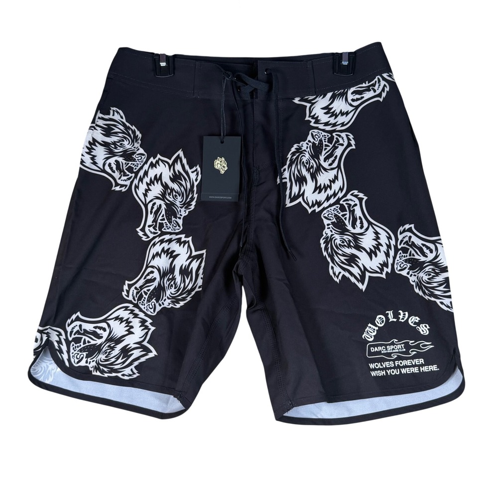 Darc Sport Surrounded By Family No Weapon Stage Shorts Black Wolf 30 DSPS030-770